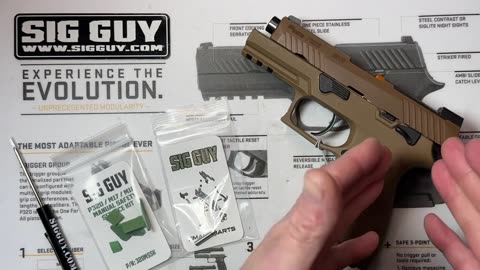 How to remove, install, delete or add the manual safety lever on your SIG Sauer P320
