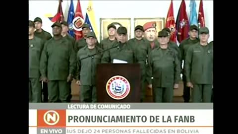 Alto mando militar venezolano, reitera lealtad a Maduro tras mensaje de Trump
