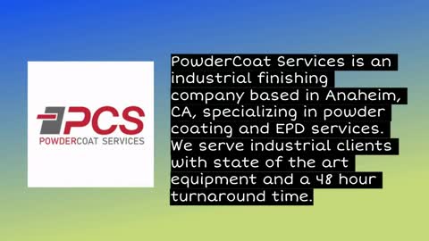 Los Angeles powdercoating