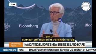 Christine Lagarde: " 620 mil millones por año para avanzar en la transición verde"