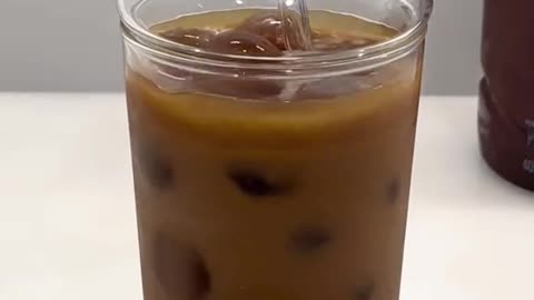 Cold brew ice spheres ASMR Filling