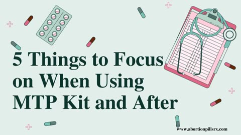 5 Things to Focus on When Using MTP Kit and After