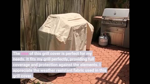 Customer Comments: Sponsored Ad - PHI VILLA 65" L x 24" D x 49" H Outdoor BBQ Grill Cover with...