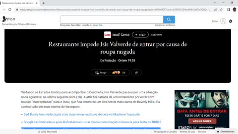 Restaurante impede Isis Valverde de entrar por causa de roupa rasgada