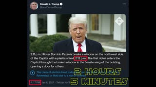 CNN Lies about Trump, claims he waited 3 Hours to Tell People to Go Home
