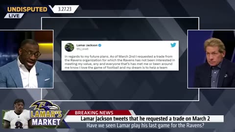 Lamar Jackson says he has requested trade from Ravens