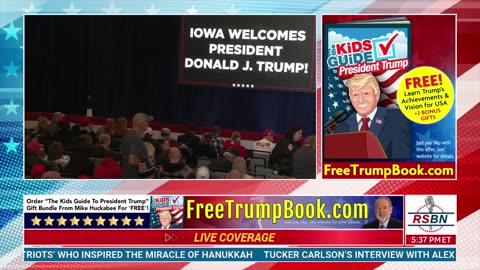 FULL EVENT: President Trump rallies voters at Commit to Caucus event in Coralville, Iowa - 12/13/23
