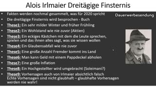 Alois Irlmaier Prophezeiung dreitägige Finsternis 2020 Neu Update Störte.Prieste