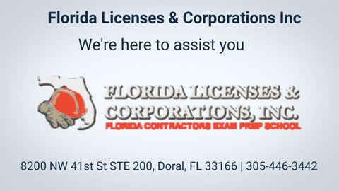Florida Licenses & Corporations Inc - Get your Contractor License