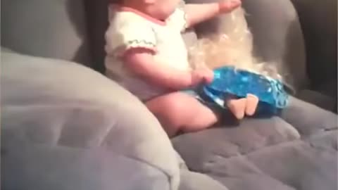 The funniest moments of cute babies with dolls