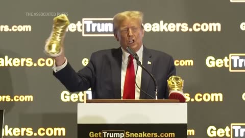 Trump unveils $399 branded shoes at 'Sneaker Con'