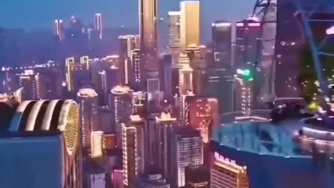 Flying over the concrete jungle of China, Chongqing Thanks to the video credit 😊