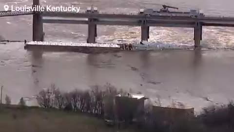 Barge Carrying 1,400 Tons of Toxic Methanol has become submerged in the Ohio River