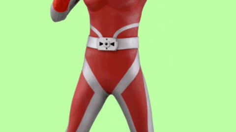 Super adorable Ultraman-themed video green screen template for you to download if needed!