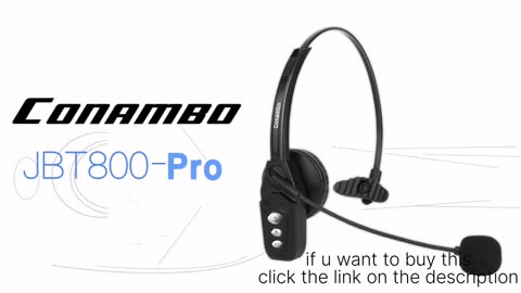 Conambo Bluetooth Headset V5.0, Wireless Headset