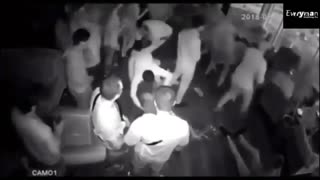 Violent Beatings - Angry People Fight in The Middle of The Road Carelessly
