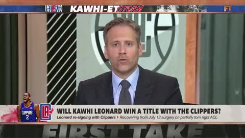 Stephen A. doubts Kawhi can win a title with the Clippers | First Take ESPN