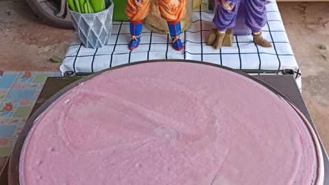 ✨ Creating Magical Thai Pink Crêpe: A Culinary Journey of Delight! ✨