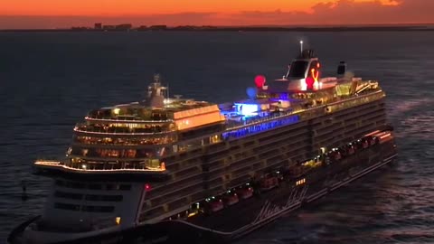This is the MEIN Schiff ONE 🔥..#LandSeaExplorer The Cruise Ship....🛳 🛳 ......