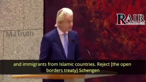 💥 Geert Wilders aka “The Dutch Donald Trump” Goes off on Muslims Currently in the Netherlands