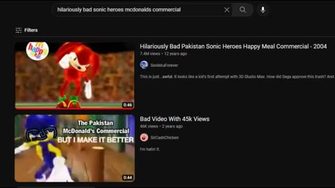 If I get flabbergasted, the video ends - Hilariously Bad Pakistan Sonic Heroes McDonalds Commercial