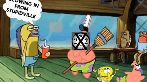 SpongeBob And Patrick Are Pretending To Be Imposters While A Guy Makes Fun Of The X22 Report 🤣
