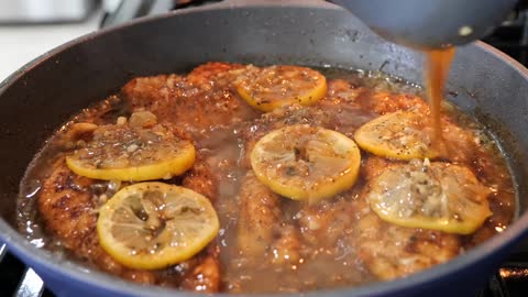 How to make The BEST Juicy Lemon Chicken Recipe | Views on the road