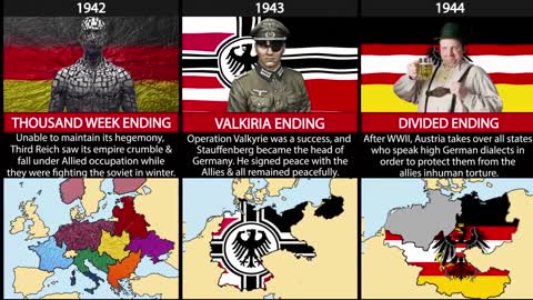 All Endings Timeline : Nazi Germany.