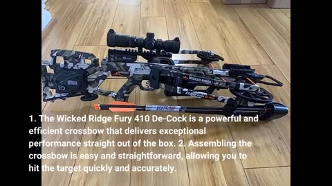 Customer Feedback: Wicked Ridge Fury 410 De-Cock, Peak XT - 410 FPS - Equipped with RangeMaster...