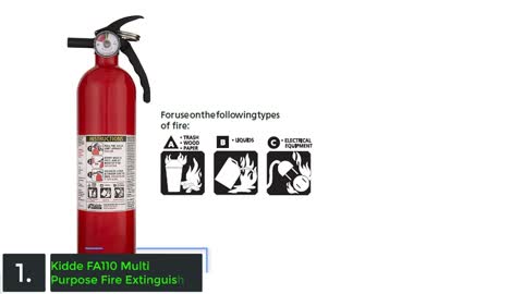 Best 5 Fire Extinguishers Review