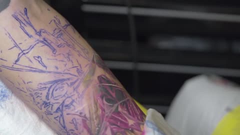 Tattoo Time Lapse Epic Work!