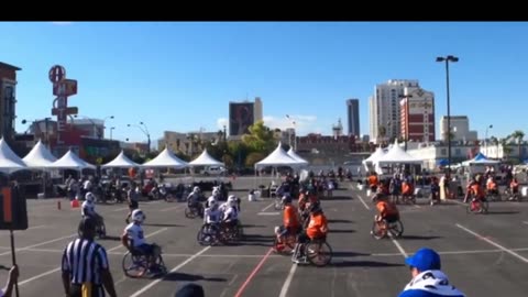 USA Wheelchair Football League tournament in Las Vegas: Big hits, long throws & good sportsmanship