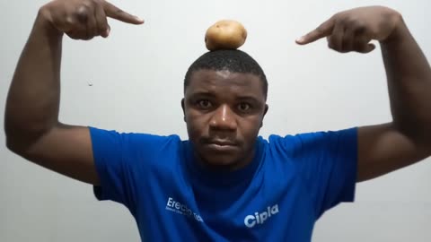 How to put a potato on your head