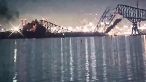 Francis Scott Key Bridge Collapse - Video 1