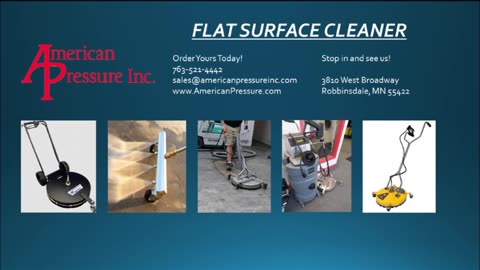 Flat Surface Cleaner