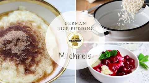 German Rice Pudding - Milchreis