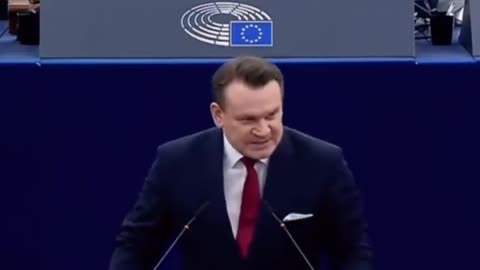 Polish MEP Dominik Tarczynski silences corrupt EU politicians who wanted to dump illegal immigrants