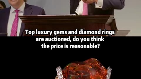 Orang Diamond Ring 💍$32000000 Million Dollars, Do You Think The Price Is Reasonable ?