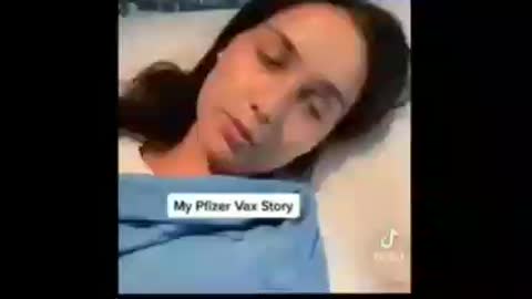 vaccine, gene therapy, experimental drug - 19-year-old girl from hospital bed pfizer