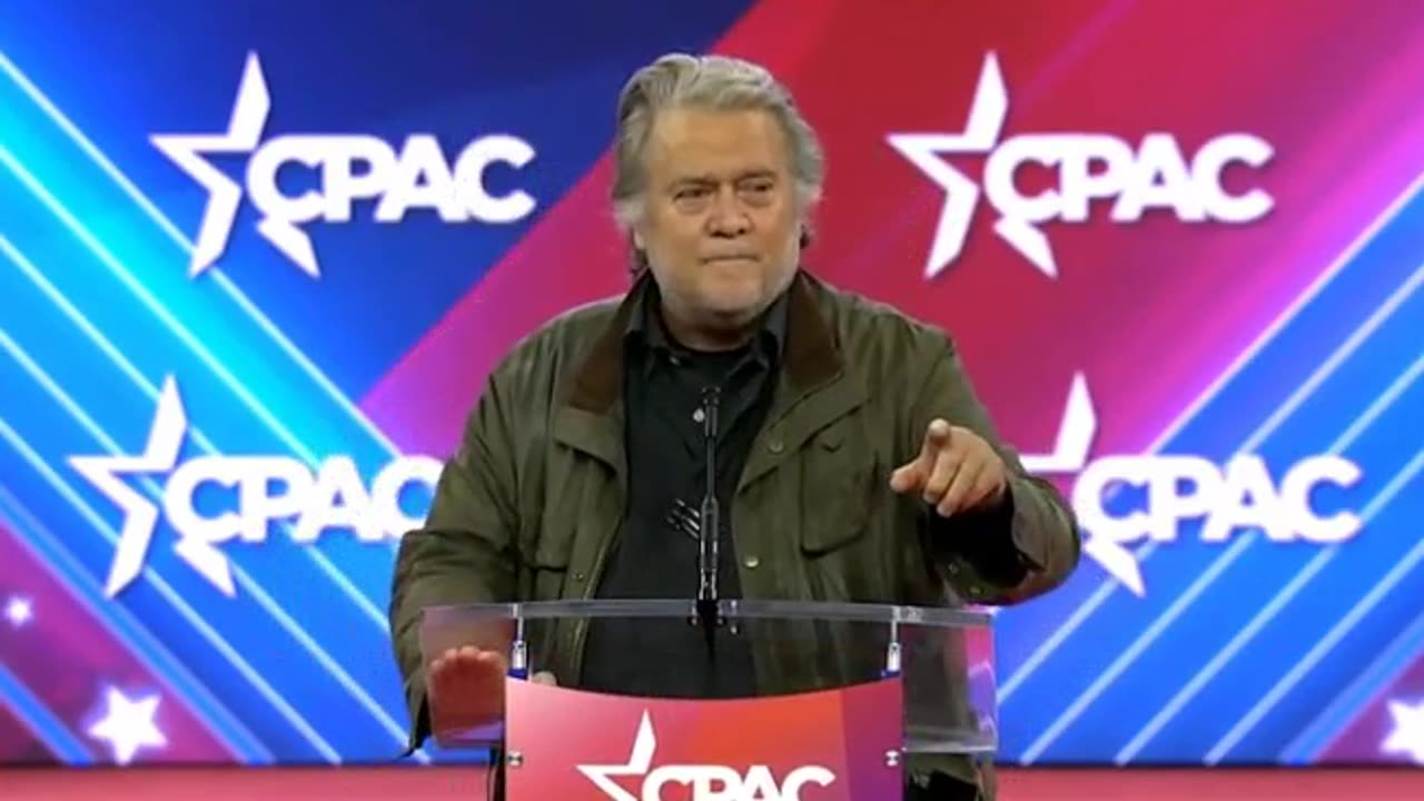 STEVE BANNON SPEECH AT CPAC 10 mins. 2262024.