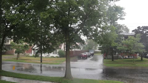 Summer time Storm in kitchener today at noon