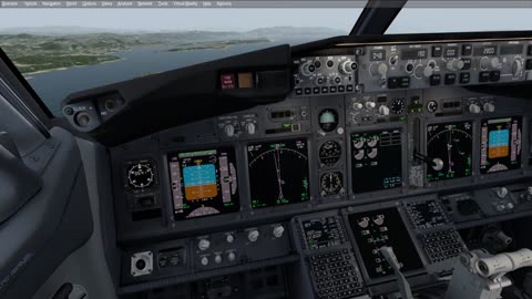 Split LDSP approach and landing Condor IVAO P3D 737-800