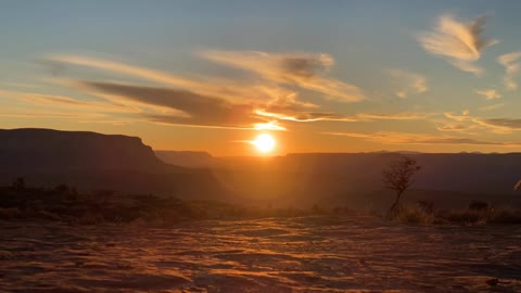 Time lapse of Sunset on the Esplanade in the Grand Canyon by Lance