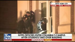 NYPD Take Back Columbia University, (((Police Enter Building)))