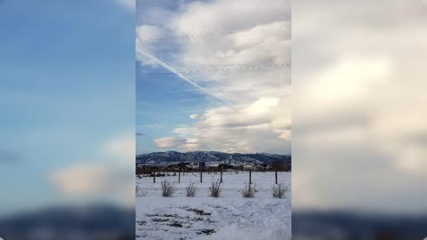 Man made skys over montana