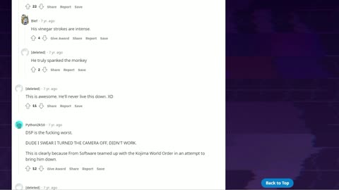 DSP Comments - "The Incident" - Reddit (Live Stream Fails)