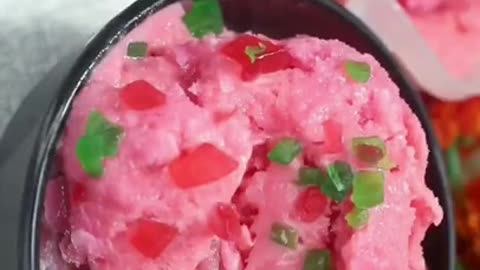 Homemade watermelon ice cream recipe