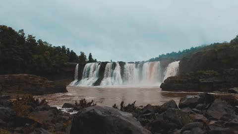 an amazing waterfalls
