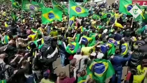 President Bolsonaro supporters make Nazi salute in election loss rallies