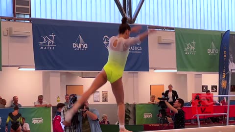 Gymnastics Warming Up in Slow Motion